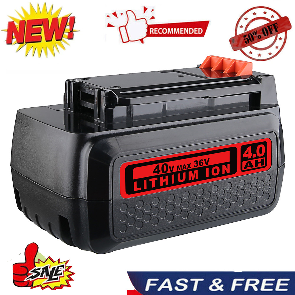 US 40V 4.0Ah LBX2040 LBXR36 for Black and Decker 40 Volt Lithium Battery LBX1540