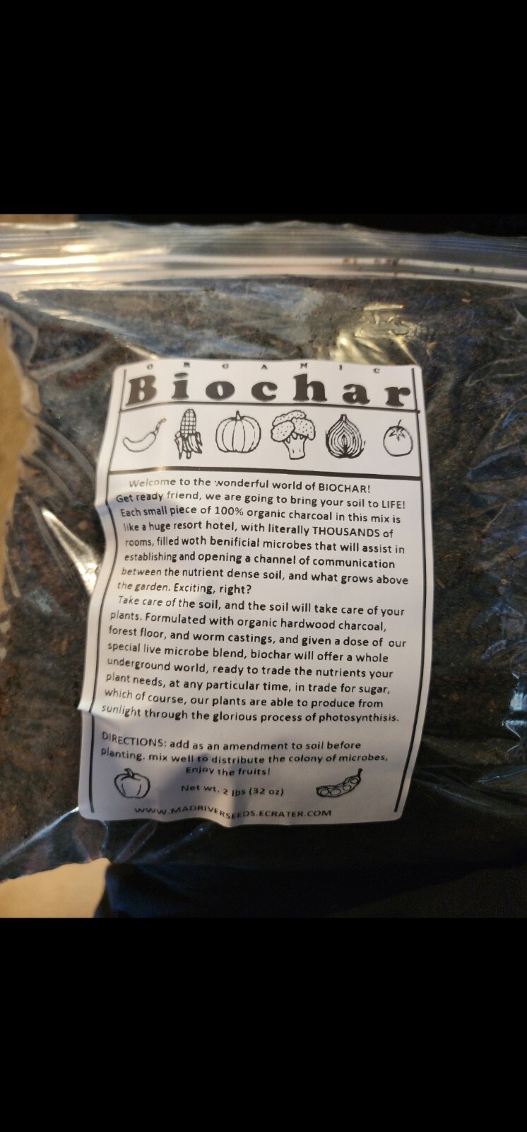 Biochar Organic Fertilizer Mix