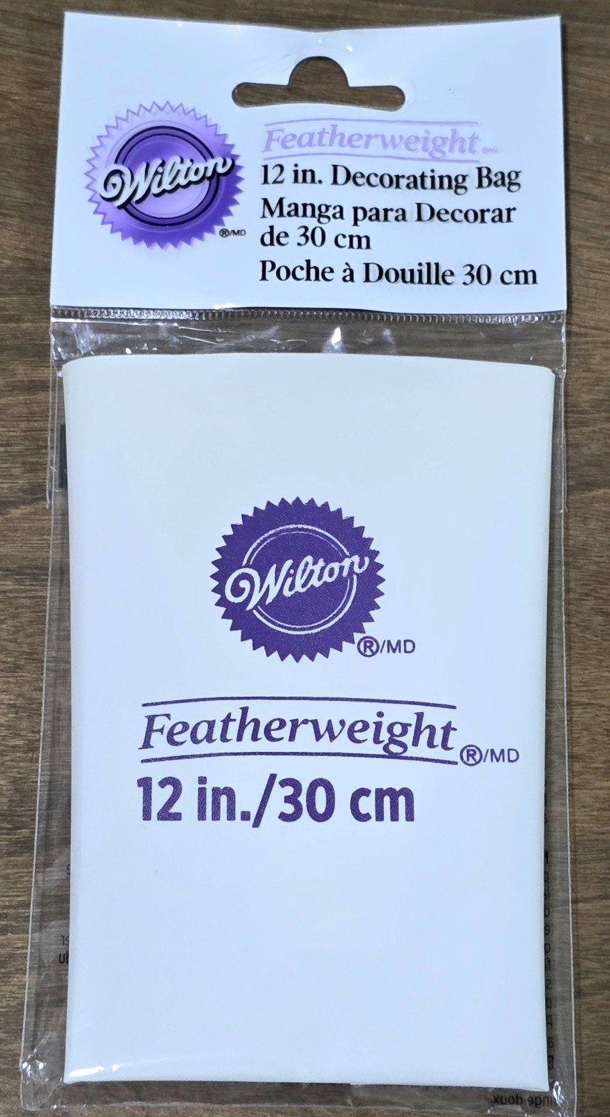 WILTON Cake Decorating Bag Featherweight 12″ Inch White ~ New Factory Sealed