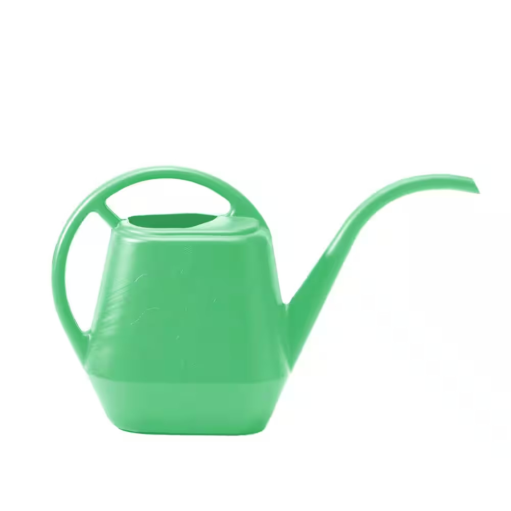 Aqua Rite 0.4 Gal. Mint Green Plastic Watering Can