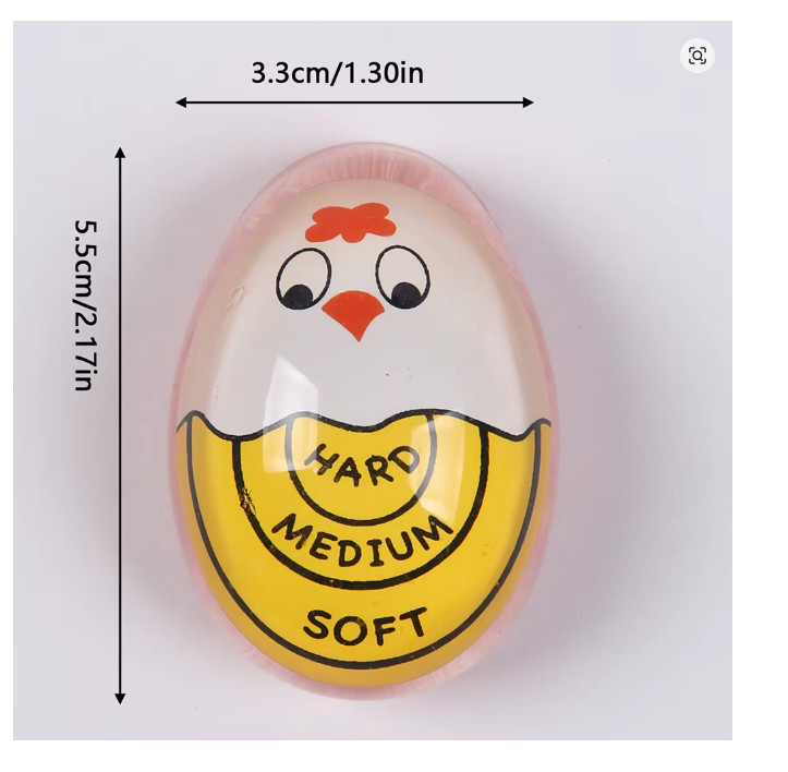 Egg Timer Egg Color Changing Indicator Tells Soft Hard Boiled Egg