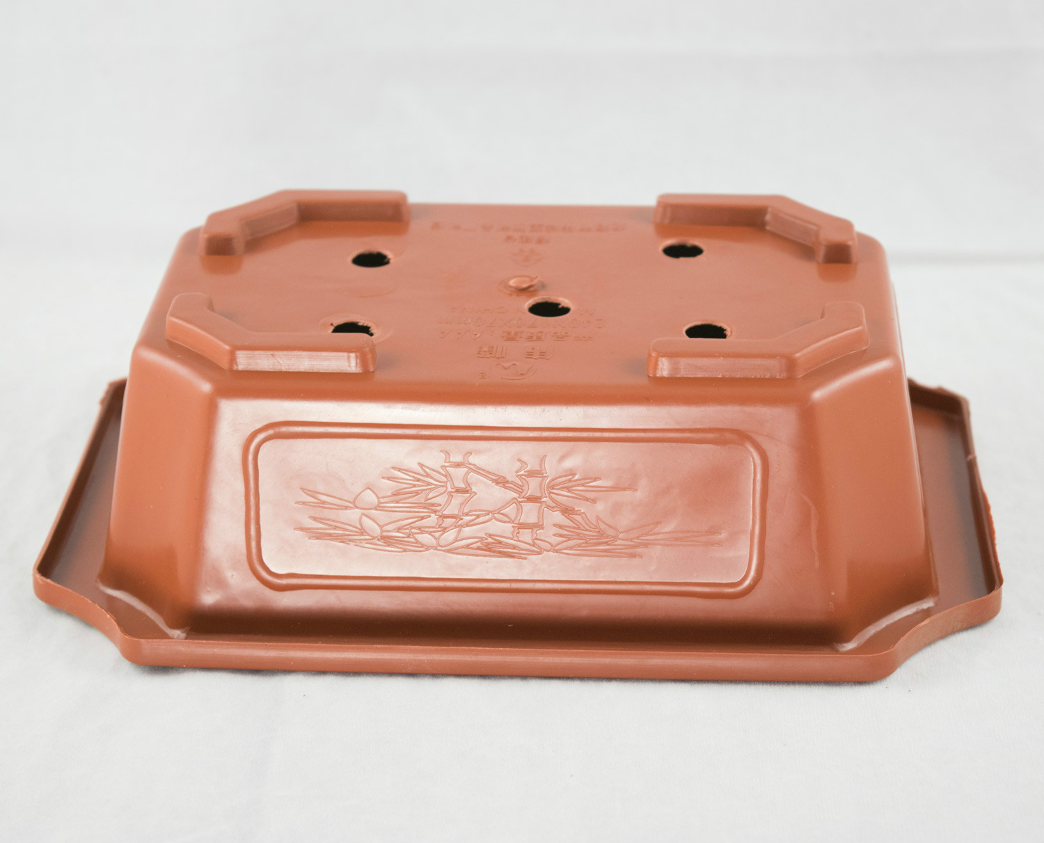2 Rectangular Plastic Bonsai Training Pot, Succulent Planter 9.25″x 6.5″x 2.75″