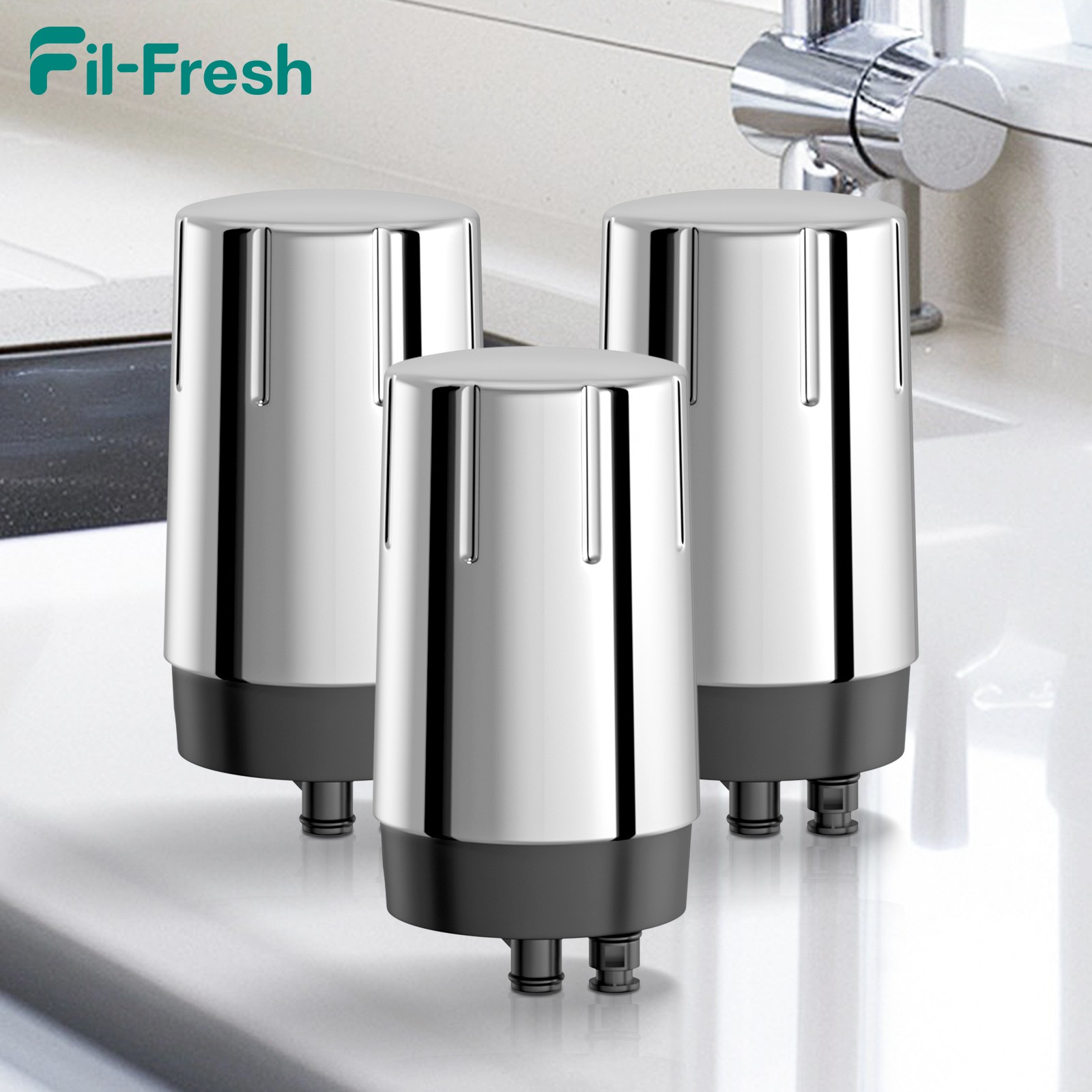 Brita® Faucet Filtration System Faucet Filter Replacement NSF 3-Pack US