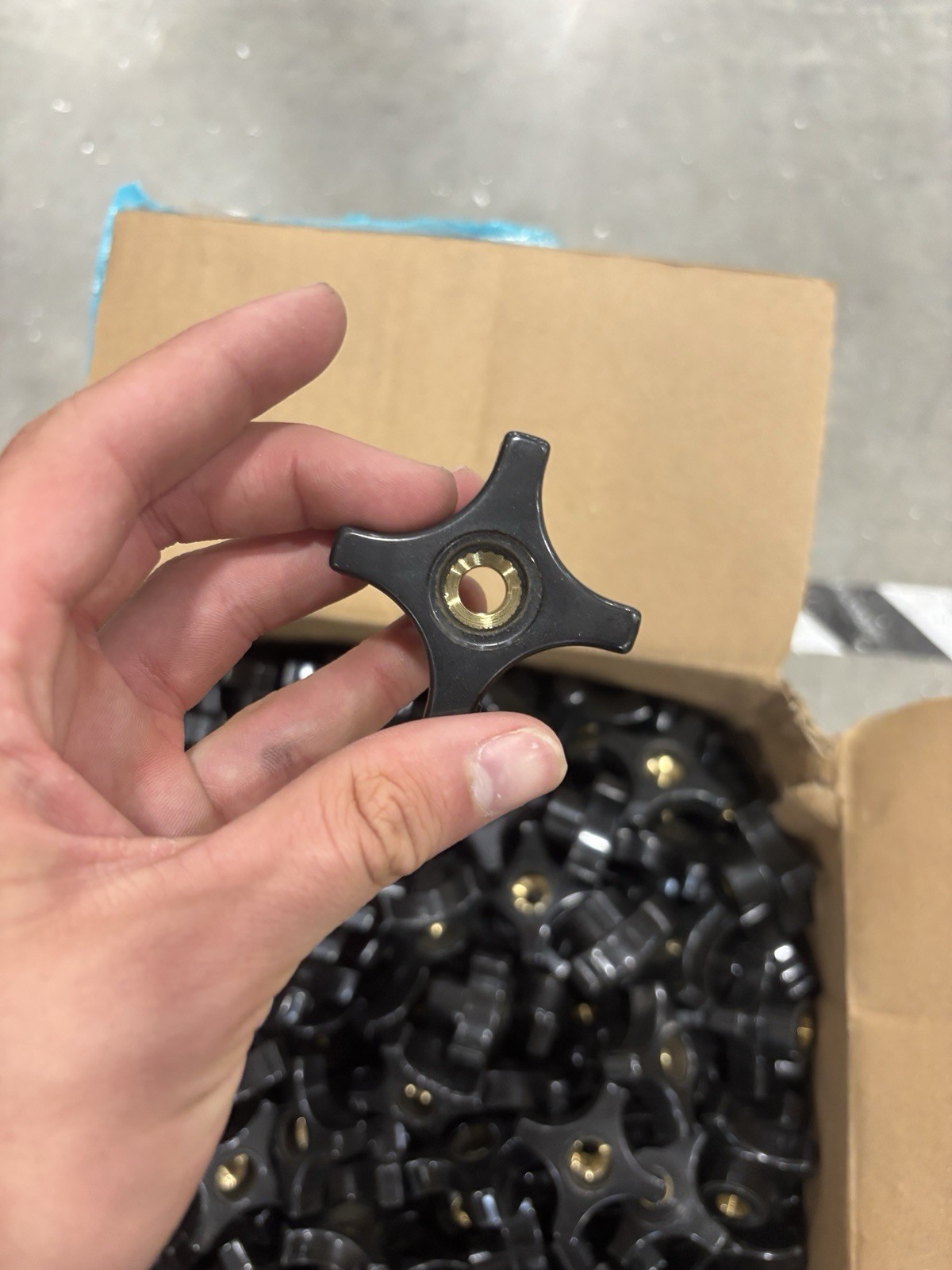 1/4”-20 Threaded Brass Insert Knobs Bulk Lot