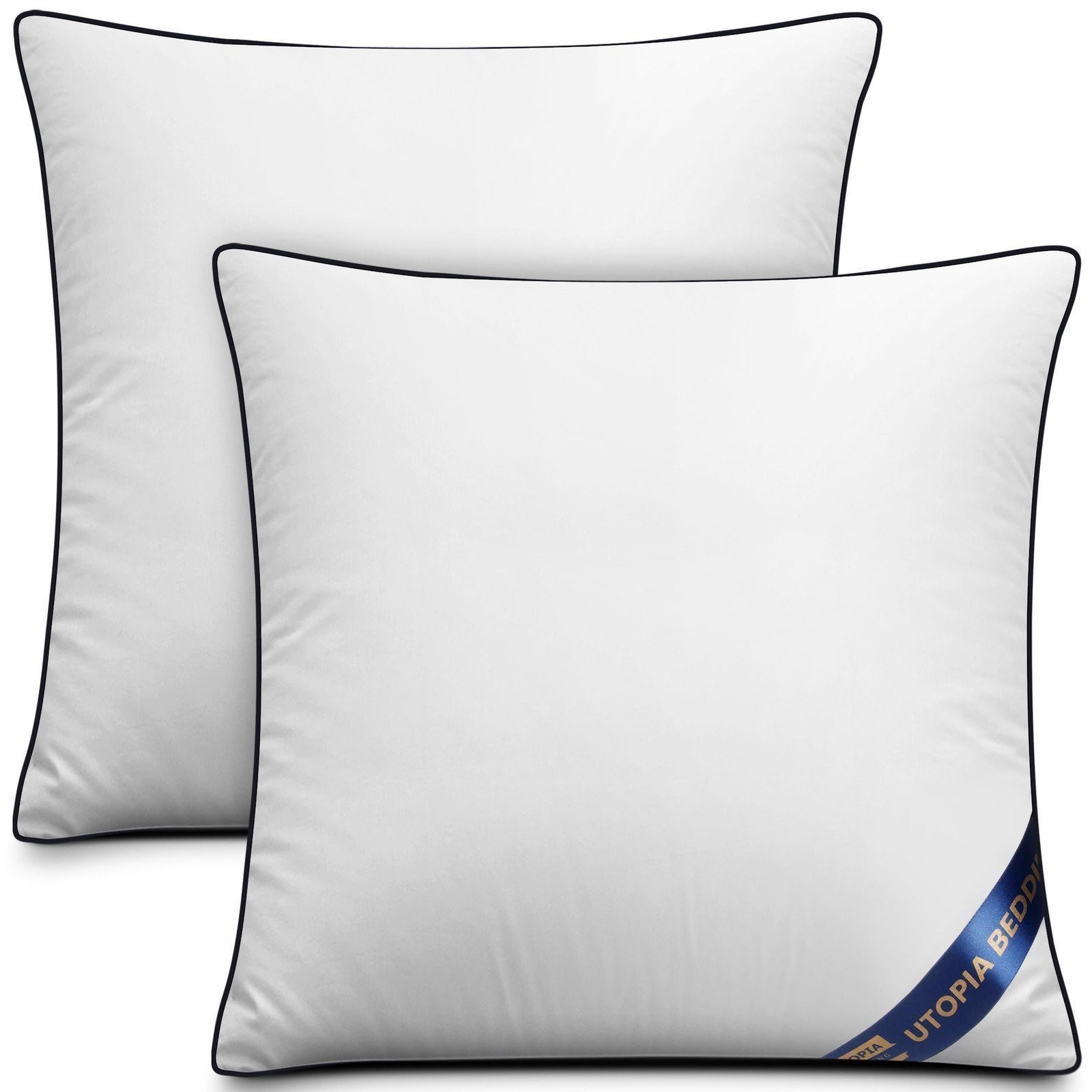 Utopia Bedding Throw Pillow Inserts (Pack of 2, White), 16 x 16 Inches…