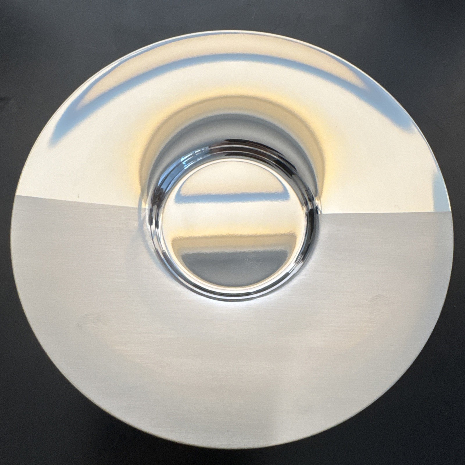 (4x) Nespresso Collection Atelier Stainless Steel Saucer Plate 4.75in P2139 Lot