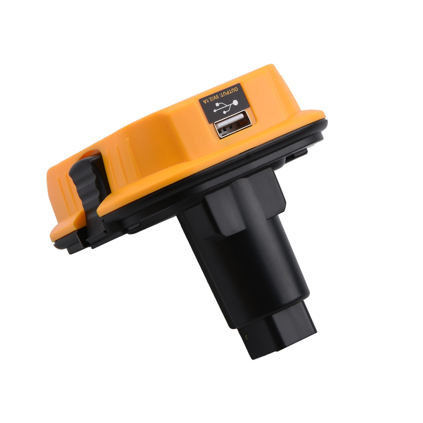Black&Yellow Battery Adapter Replacement Parts For DEWALT 18V Lithium Battery