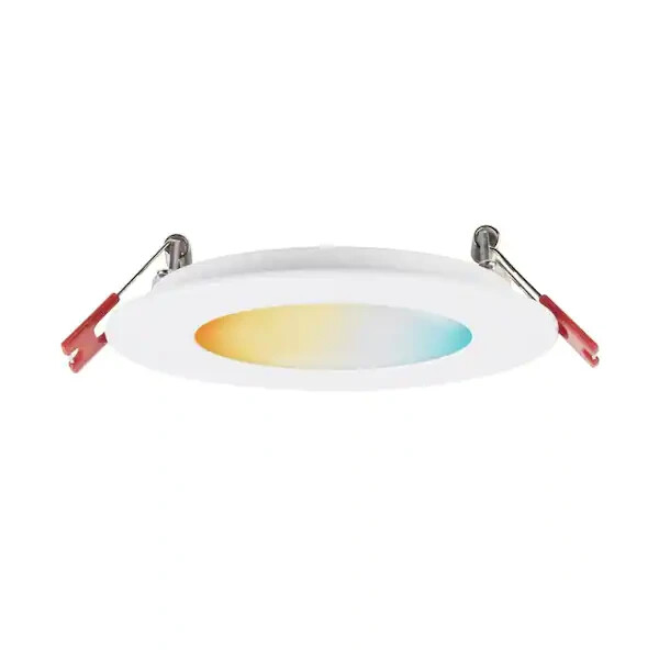 4” Tunable New Construction and Remodel ENERGY STAR White Lighting Kit by Globe