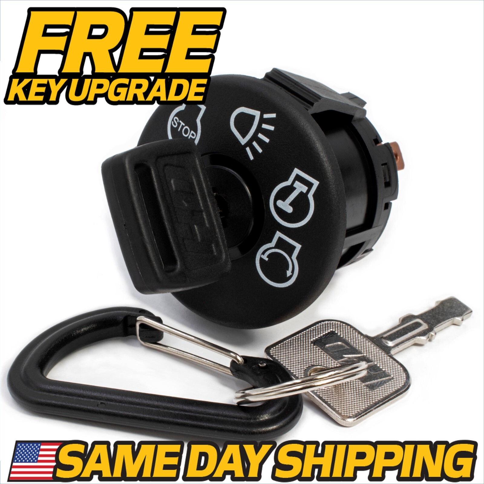 Ignition Starter Switch & Key for Cub Cadet 1170 1180 1212 1515 1517 1525 1527