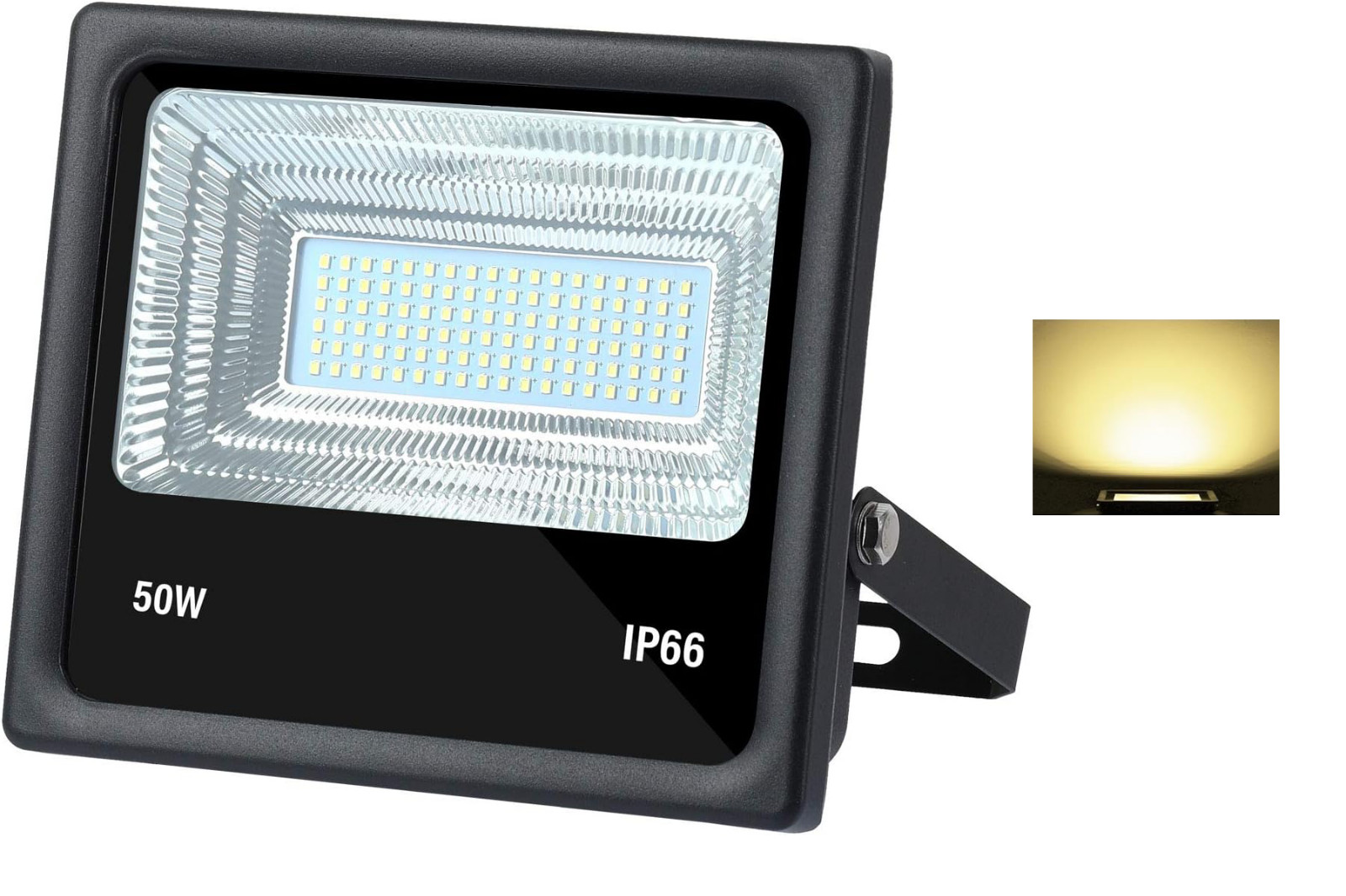 2PCS DC 12V LED Flood Light 50W 3000K/6500K Outdoor Security Garden Spotlight