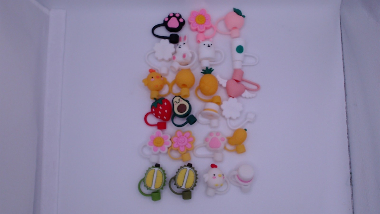 Assorted Straw Toppers (23 in total)