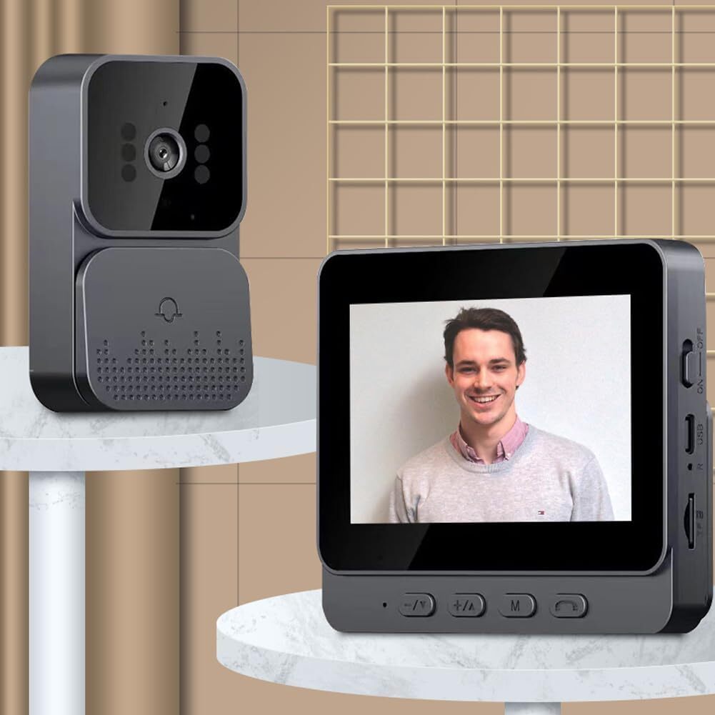 4.3inch IPS Screen Intercom Smart Doorbell Video Security Camera Door Bell Chime