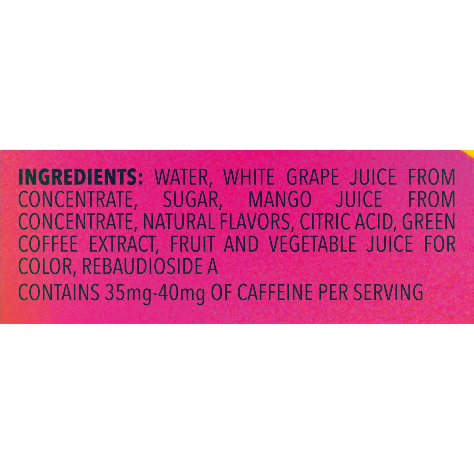 Starbucks Refreshers Concentrate Mango Dragonfruit,Refreshing Drink,32 fl oz.