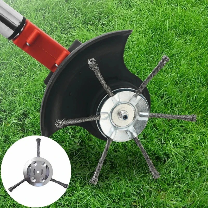 Universal Steel Wire Trimmer Head, Wire Trimming Head for Weedeater, Wire Trimme