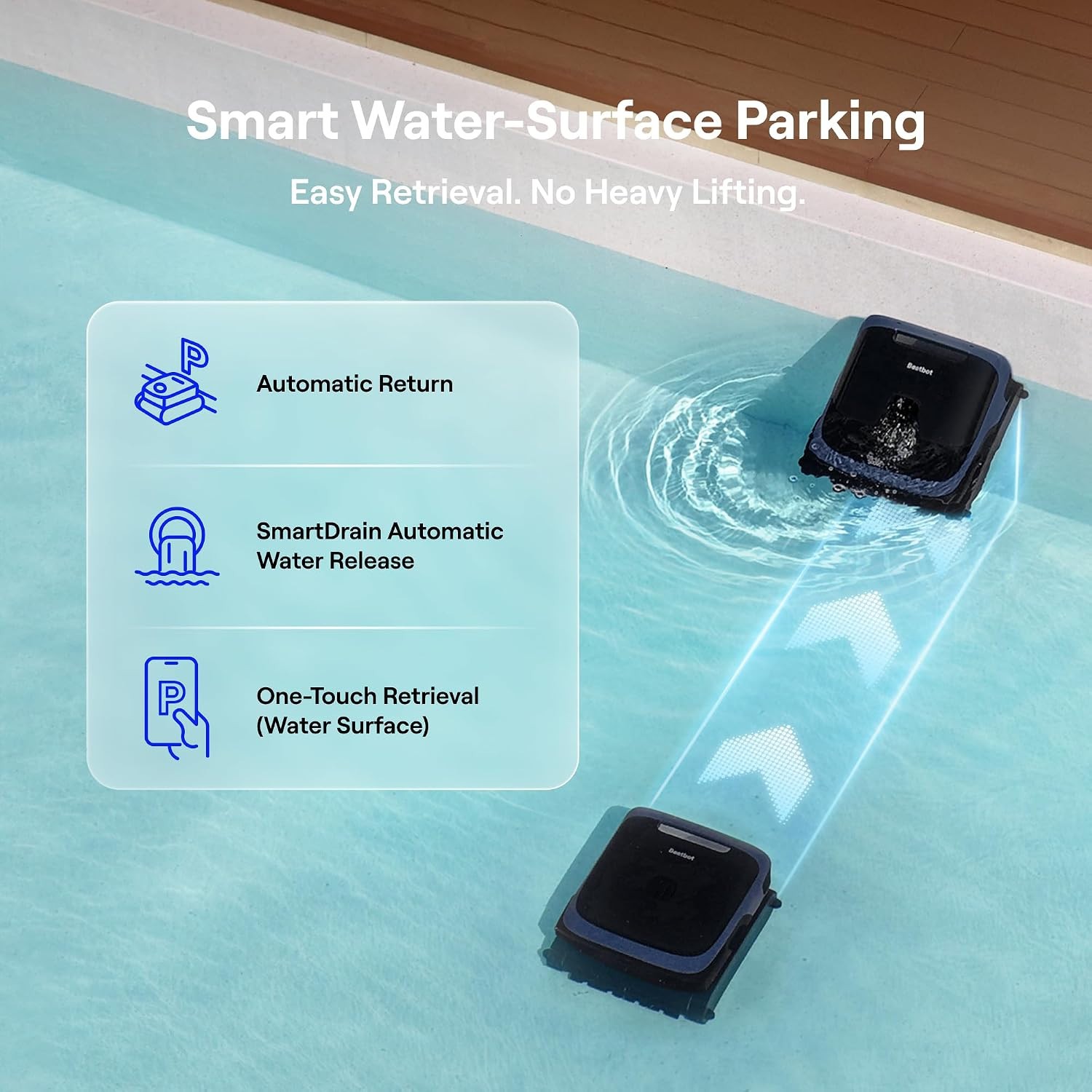 Pool Cleaner with Camera WYBOT C2 Vision Cordless Floor Wall Waterline Turbo AI