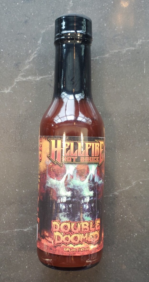 DOUBLE DOOMED by HELLFIRE 16 MILLION SCOVILLE ☠️ UNITS WORLD’S HOTTEST
