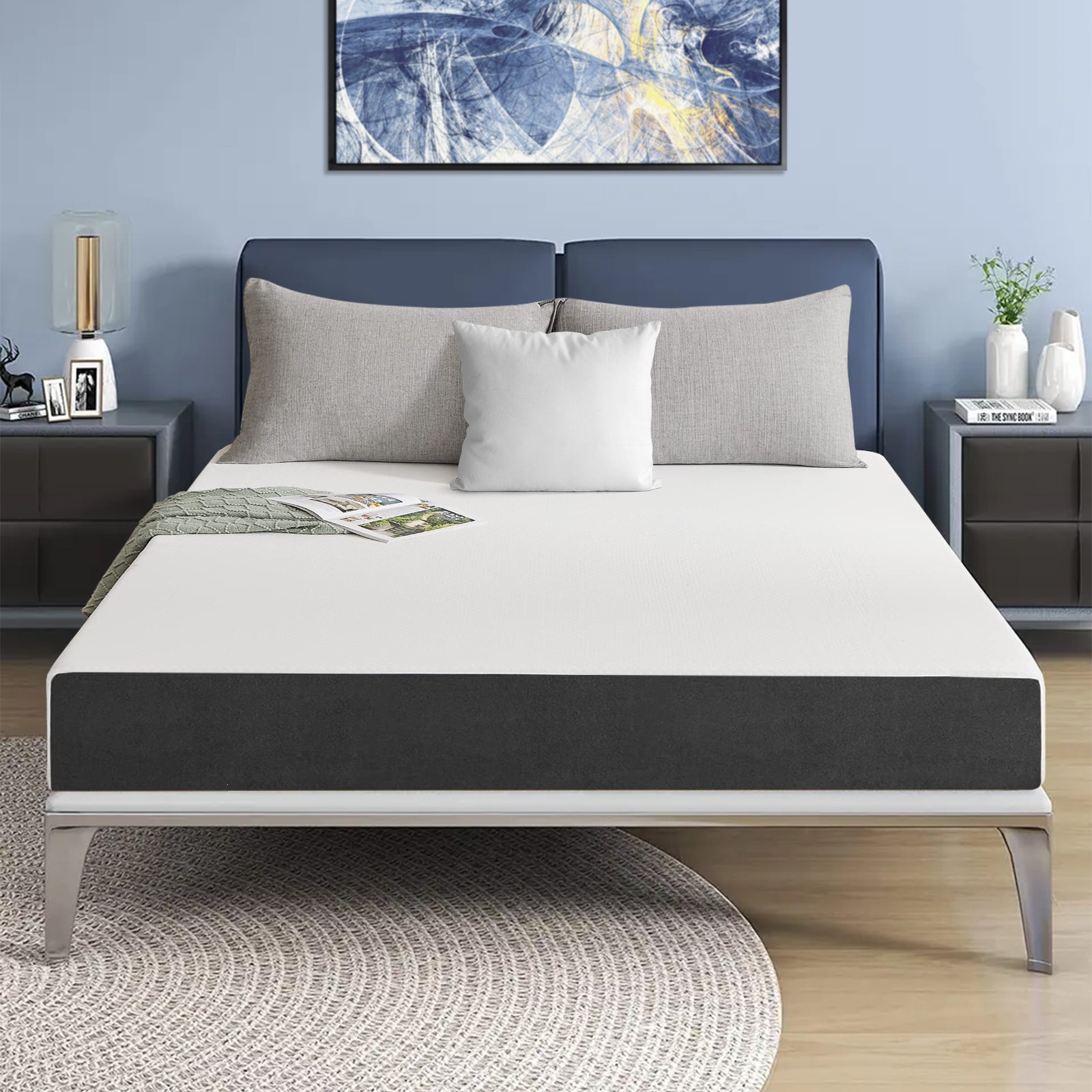 5 Inch Memory Foam Mattress, Fiberglass Free, Medium Firm, Mattress in A Box