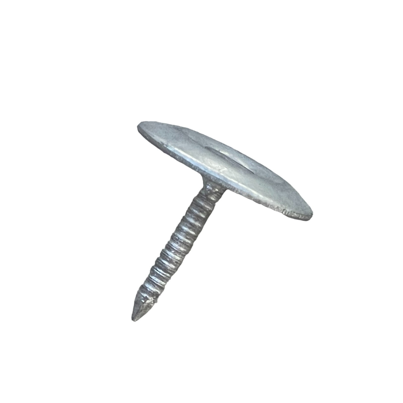 Sandbaggy 1″ Metal Cap Fluted Masonry Nails – Galvanized (appx. 75 nails / lb)