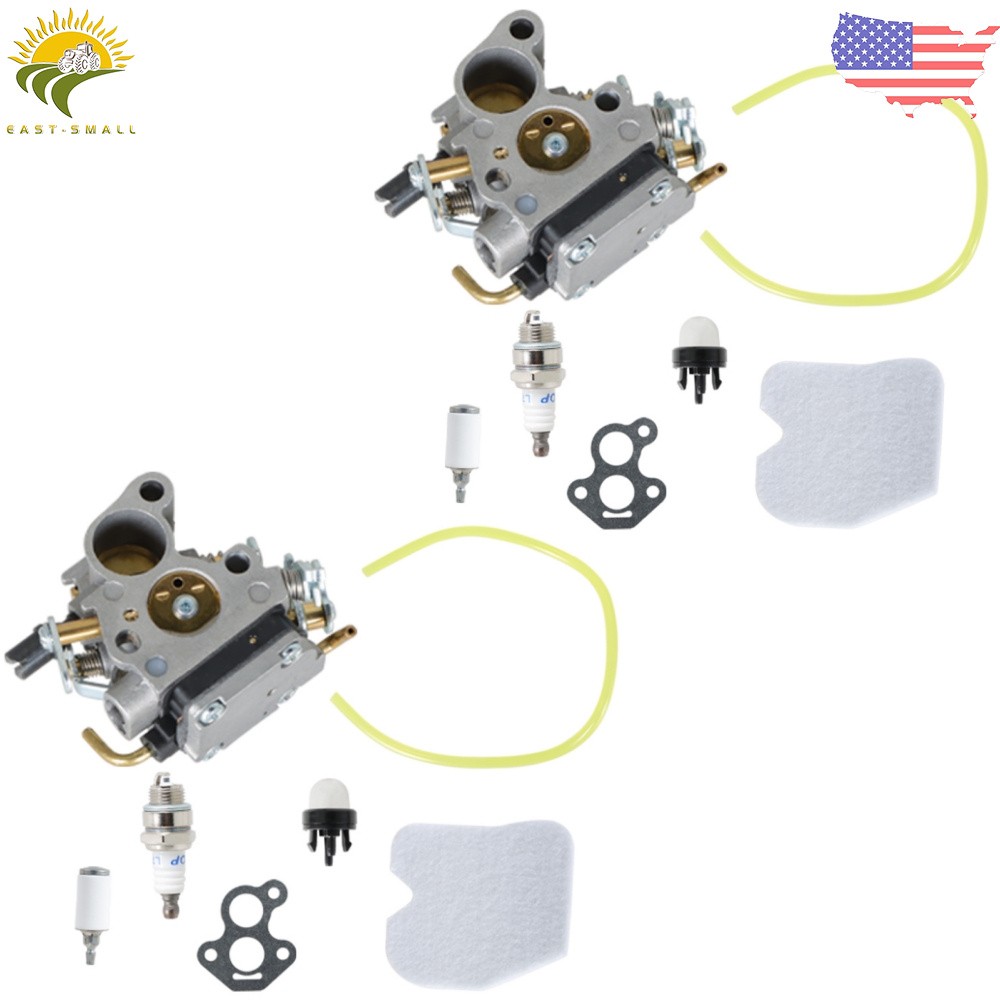2 Pack Carburetor Kit For Husqvarna 240E 235 E 586936202 C1T-W33 545 07 26-01
