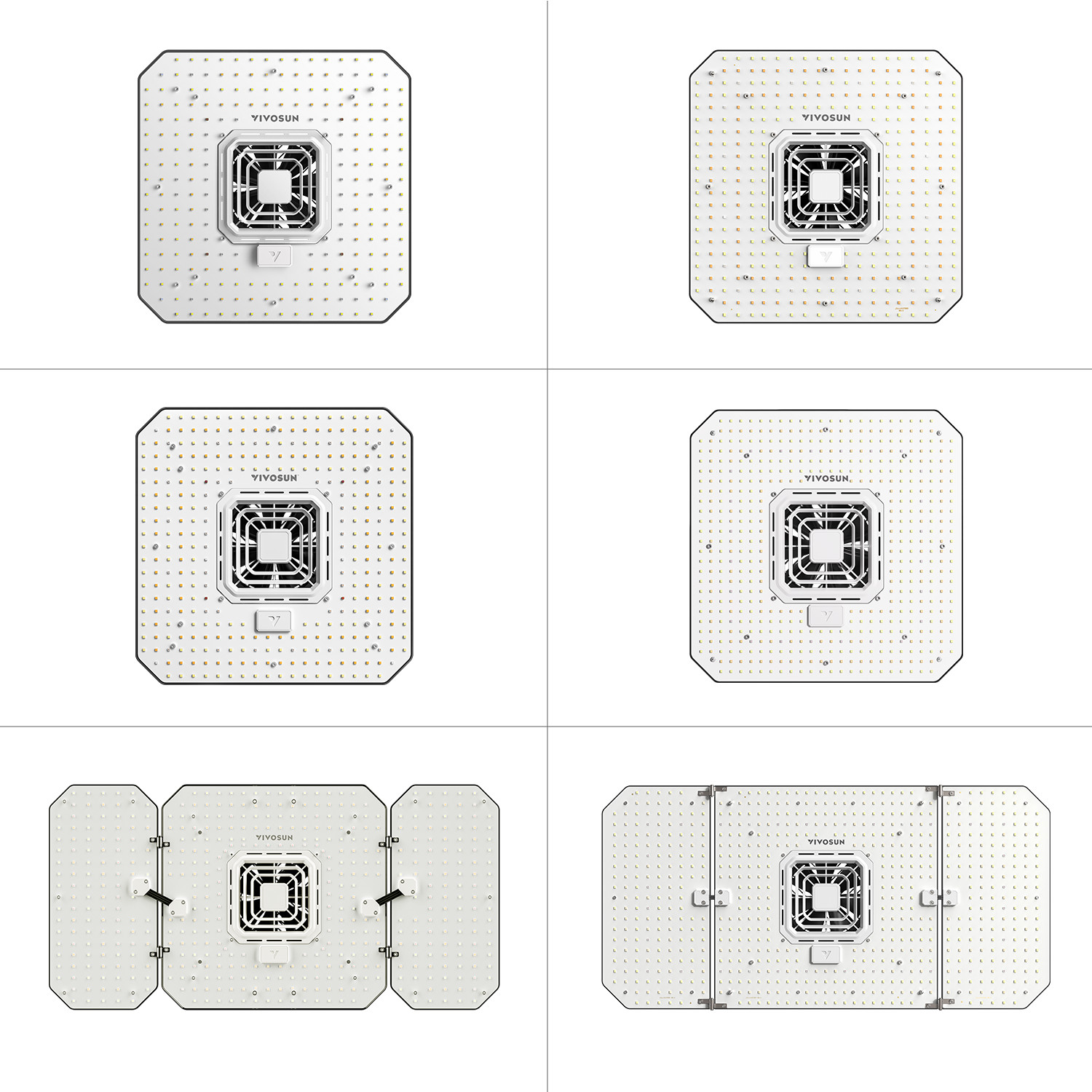 VIVOSUN AeroLight A100/A100SE/AW200/AW200SE/A150/AW150SE Led Grow Light W/ Fan