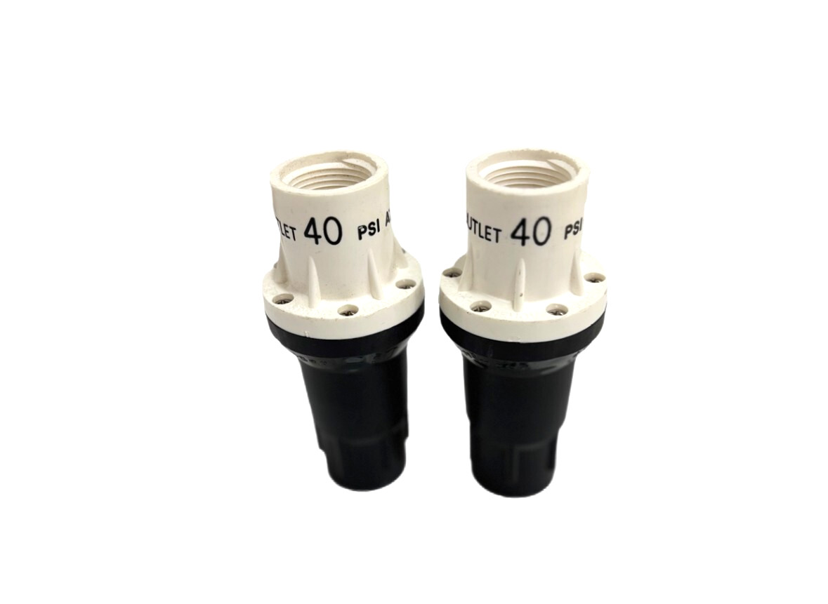 SENNINGER PRESSURE REGULATOR OUTLET 40 PSI AT 2-20 GPM – LOT OF 2