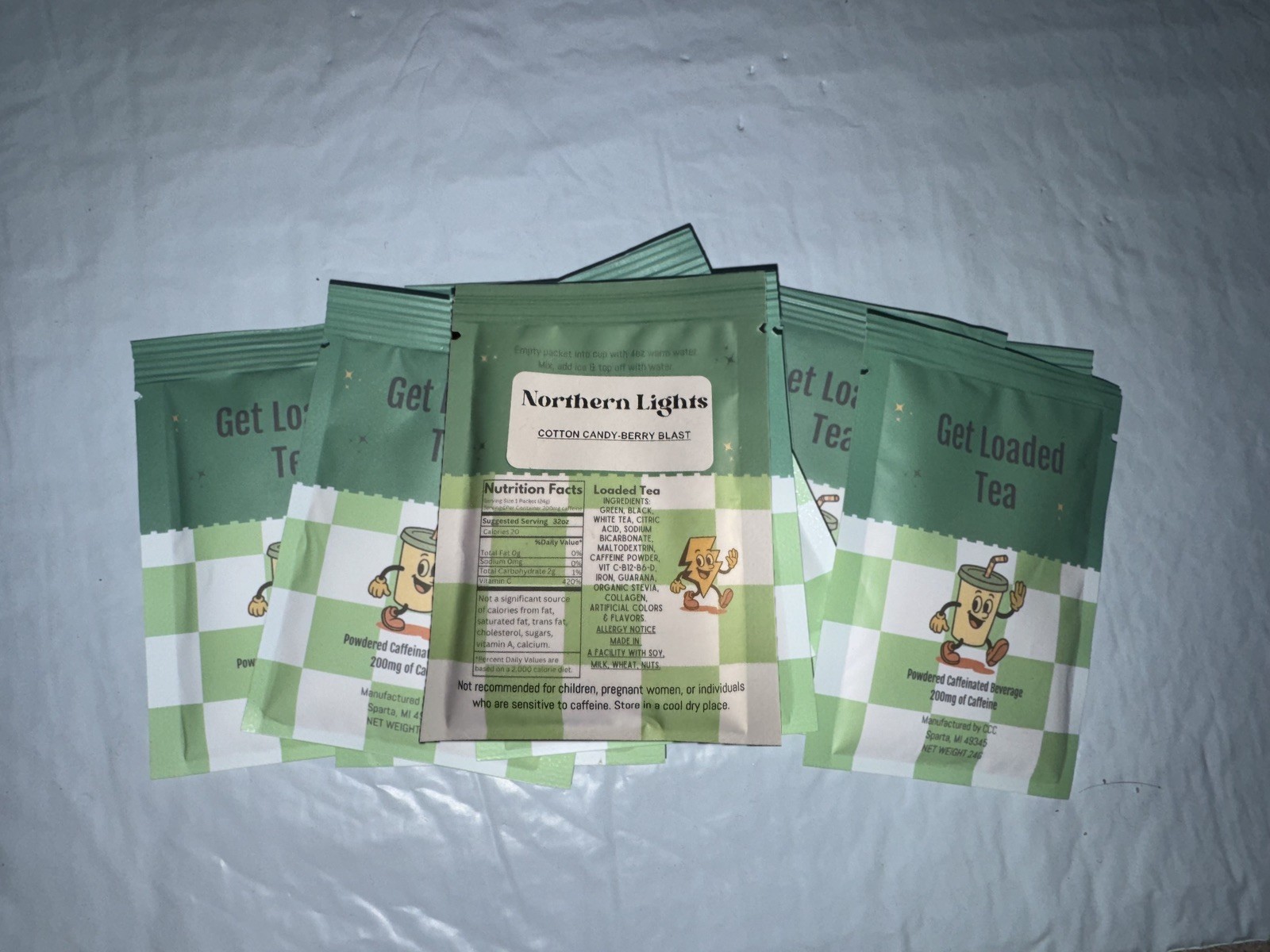 Ccc Loaded Teas northern lights flavor 10 Pack lot Coffee Candles And Chaos