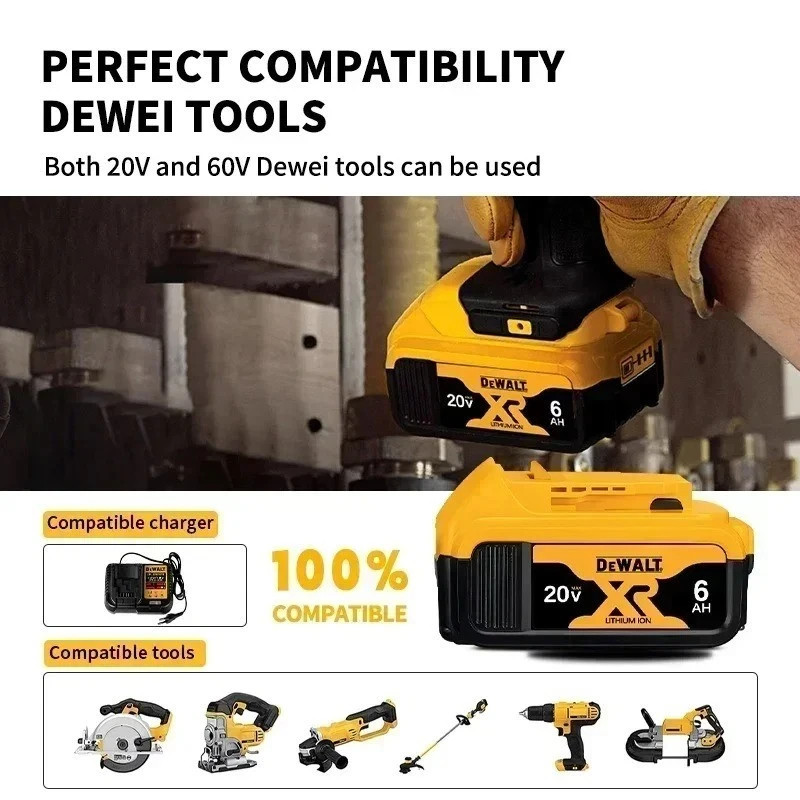DEWALT DCB206 20V 6Ah XR Lithium Ion Battery