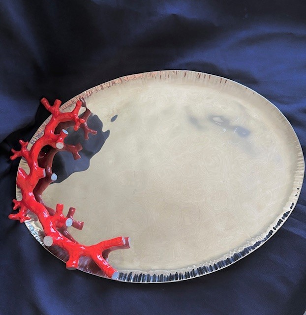 Michael Aram Coral Reef Collection Metal 17.5″ x 12.5″ LARGE TRAY MSRP: $199