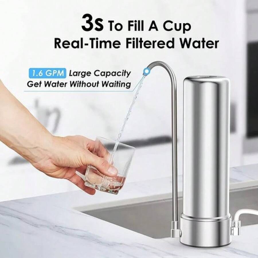 Waterdrop Countertop Water Filter For Sink,8000Gallons(With1 Filter)