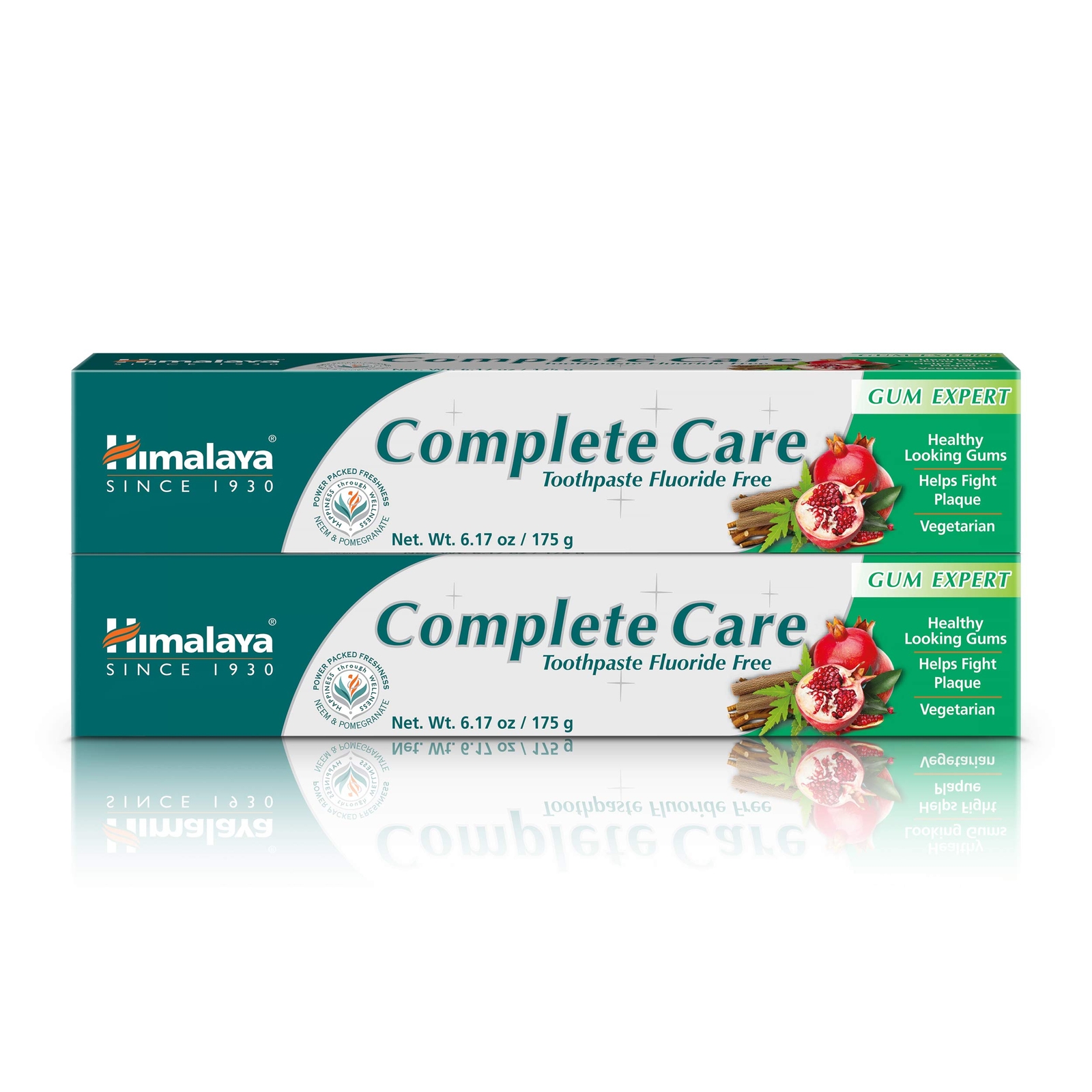 Himalaya Complete Care Toothpaste Fluoride Free to Reduce Plaque & Brighten 2-Pc