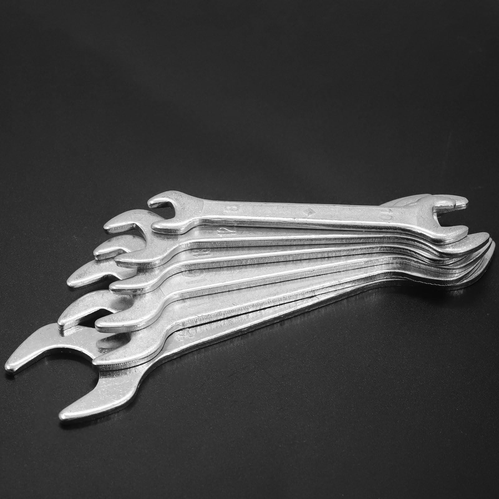 6 PCS Super Thin Double Head Wrench Set Metric Standard 0.3mm Narrow Space