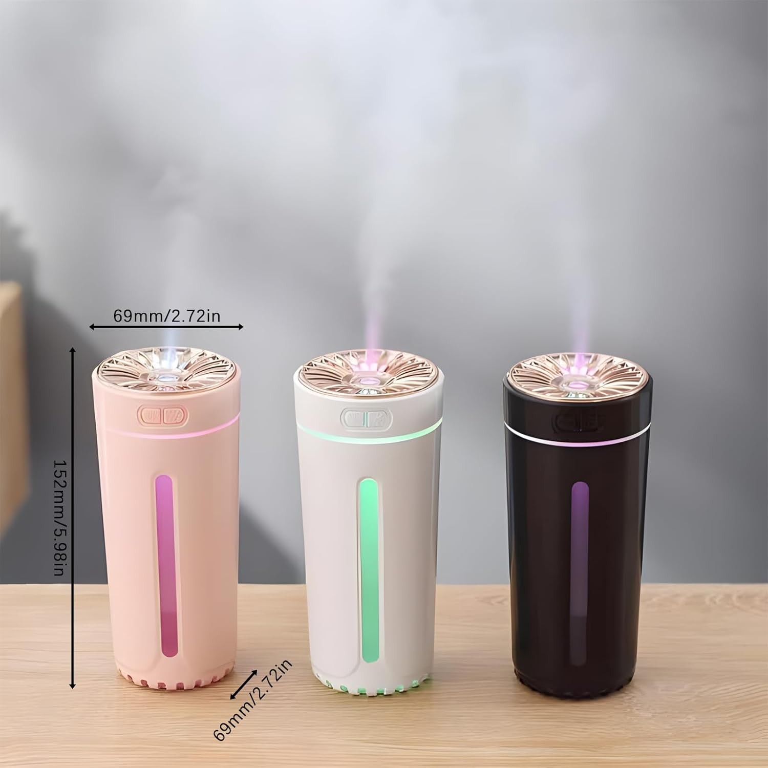 Essential Aroma Oil Diffuser For Large Room Car Ultrasonic Aromatherapy 300 ml