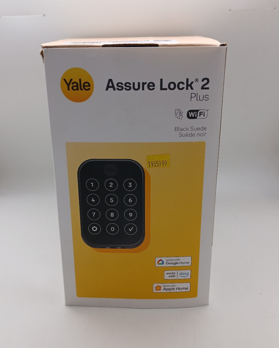Yale Assure Lock 2 Plus Smart Lock Apple Home Key Wi-Fi Touchscreen Black Suede