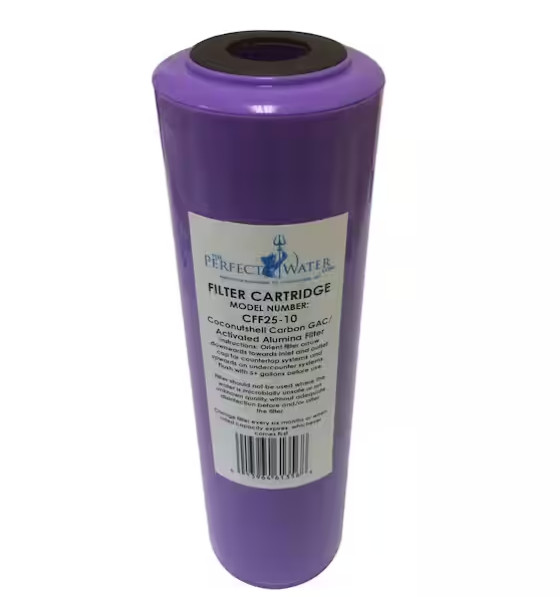 CFF2E-10 Jr F2 Elite Replacement Fluoride Filter, 5-Stage, Activated Alumina, Ca