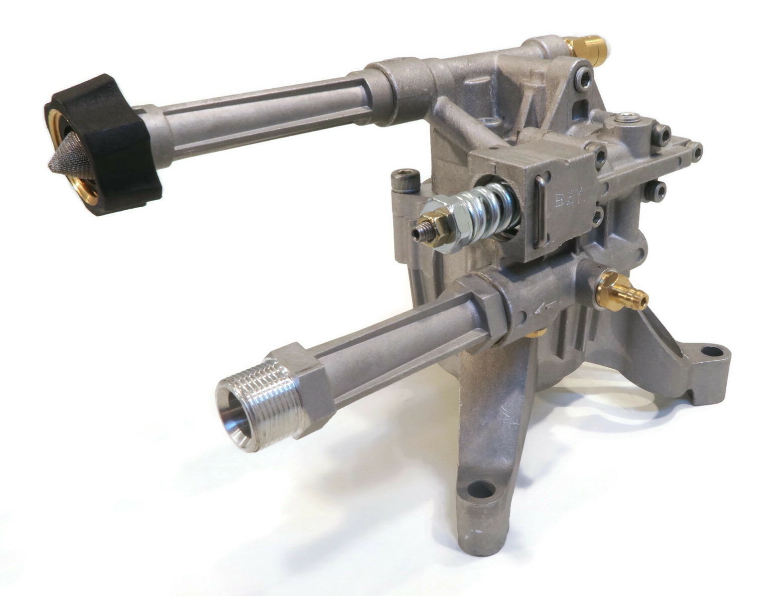 2400 PSI Vertical Pressure Washer Pump with 2.4 GPM, 7/8″ Shaft, Front Outlet