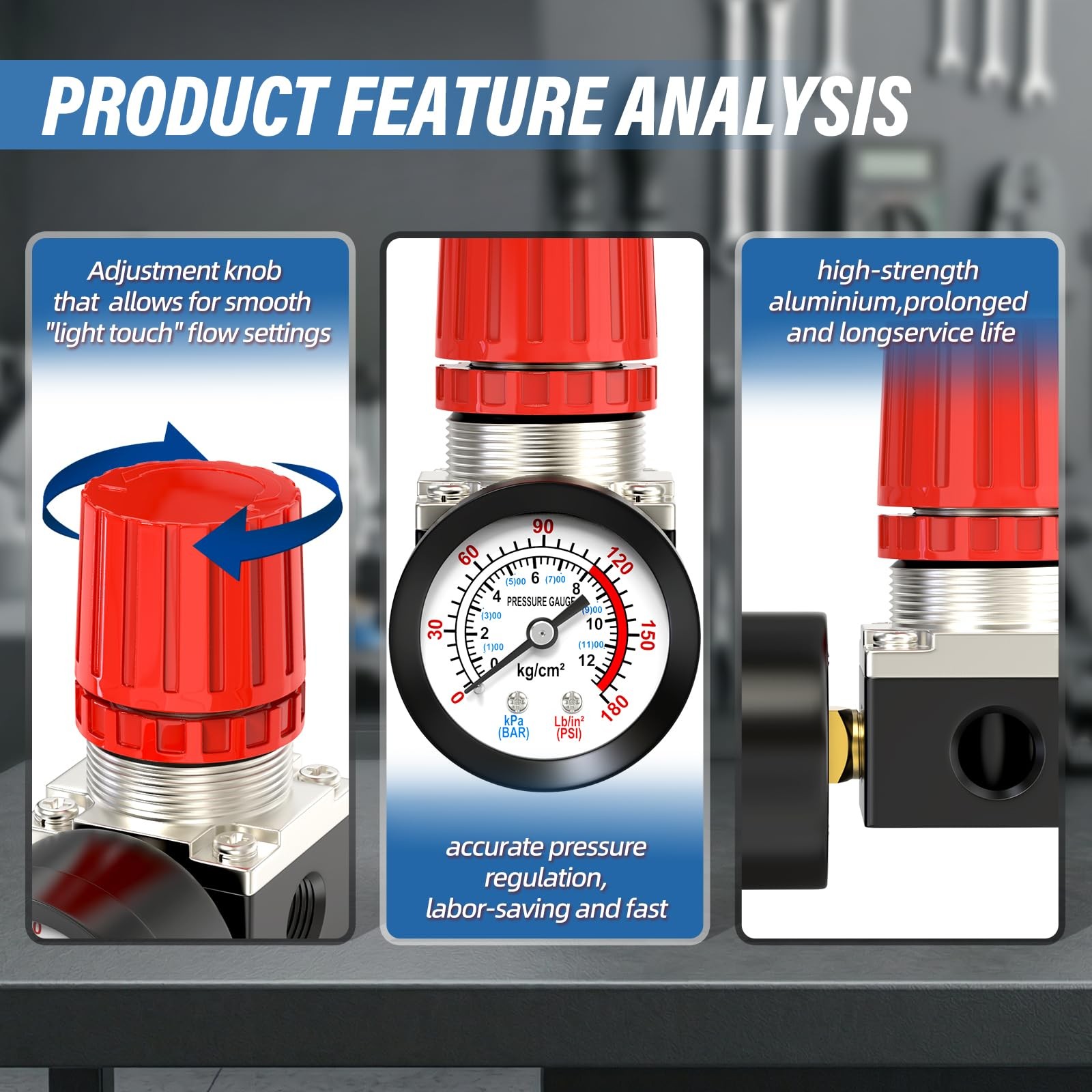 MEANLIN MEASURE Air Compressor Pressure Safety Pressure Relief Valve