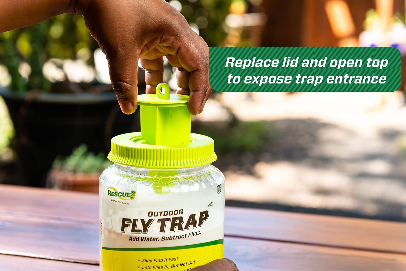 RESCUE! Outdoor Fly Trap – Reusable