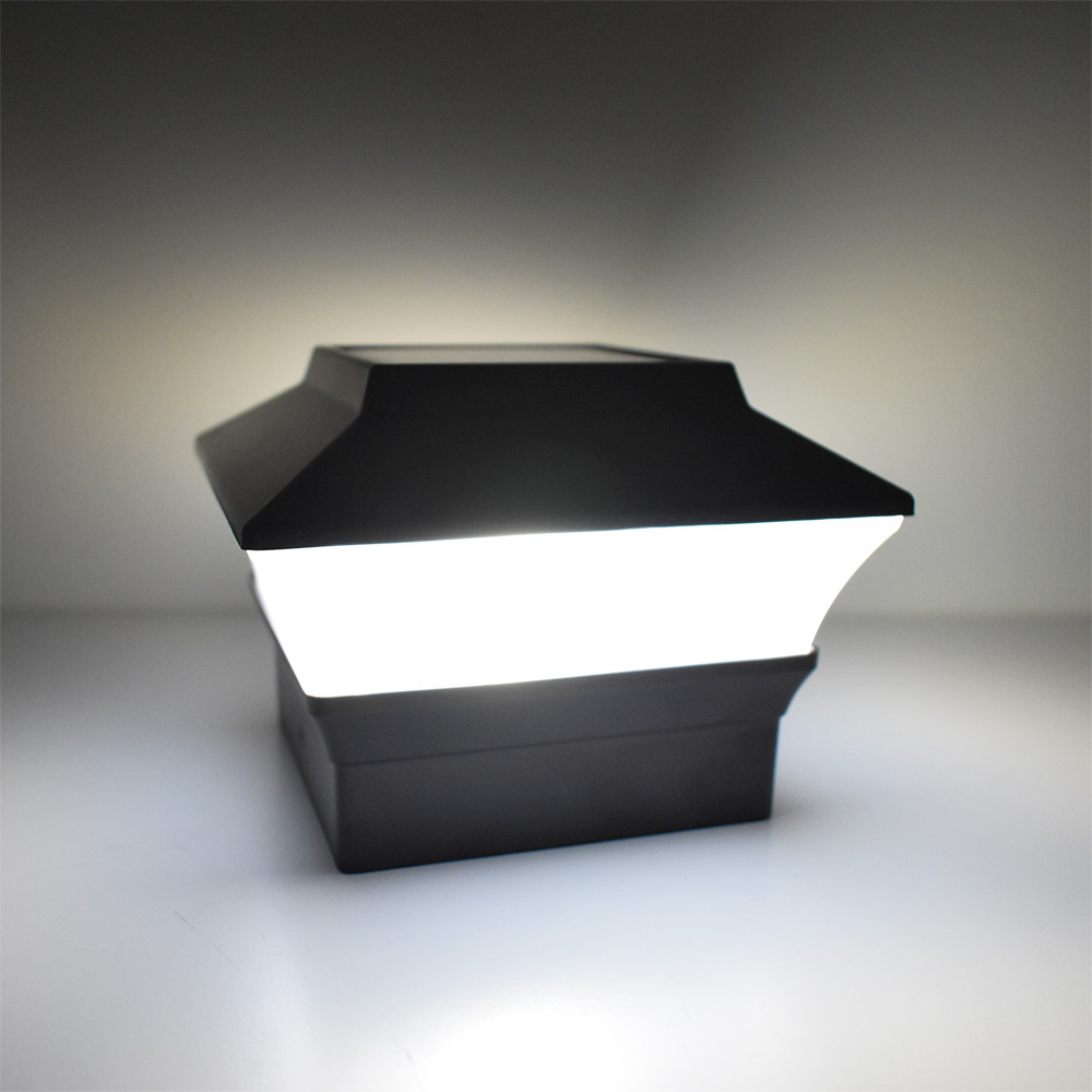12Pack Solar Silver 4″x4″ Square Deck Post Fence Light Bright LED PL244S