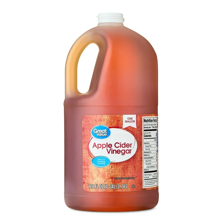 Great Value Apple Cider Vinegar, 128 fl oz Free Shipping