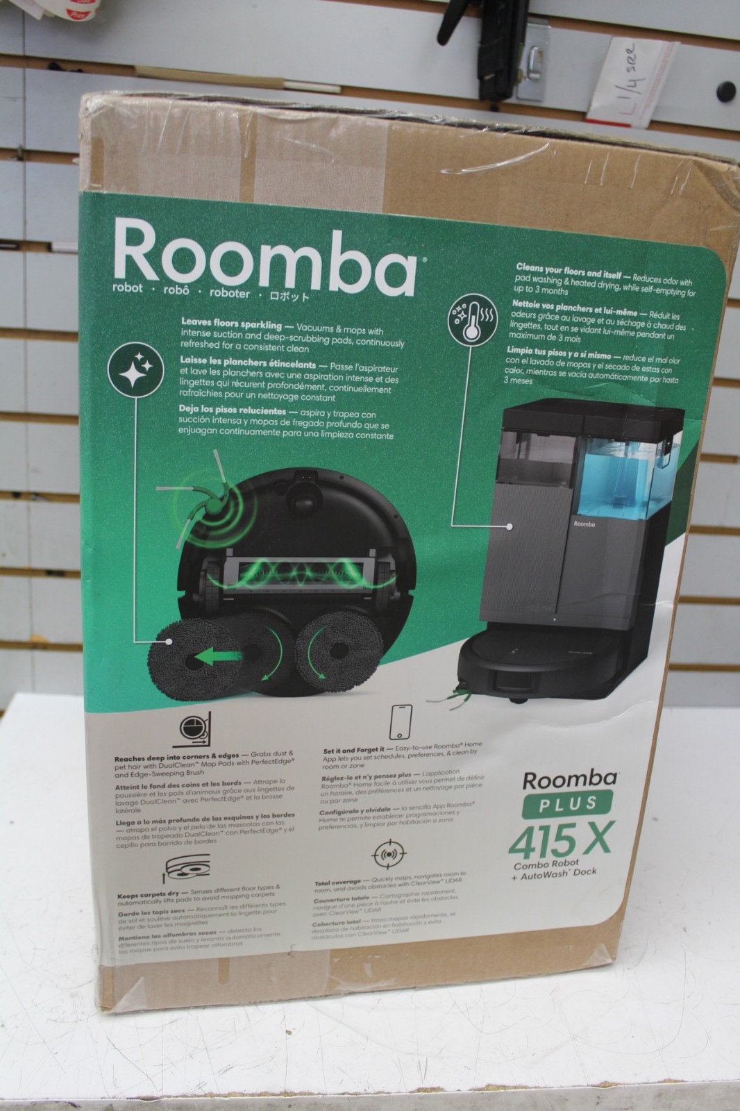 iRobot Roomba Plus 415X Combo Robot Vacuum & Mop + AutoWash Dock FREE SHIPPING