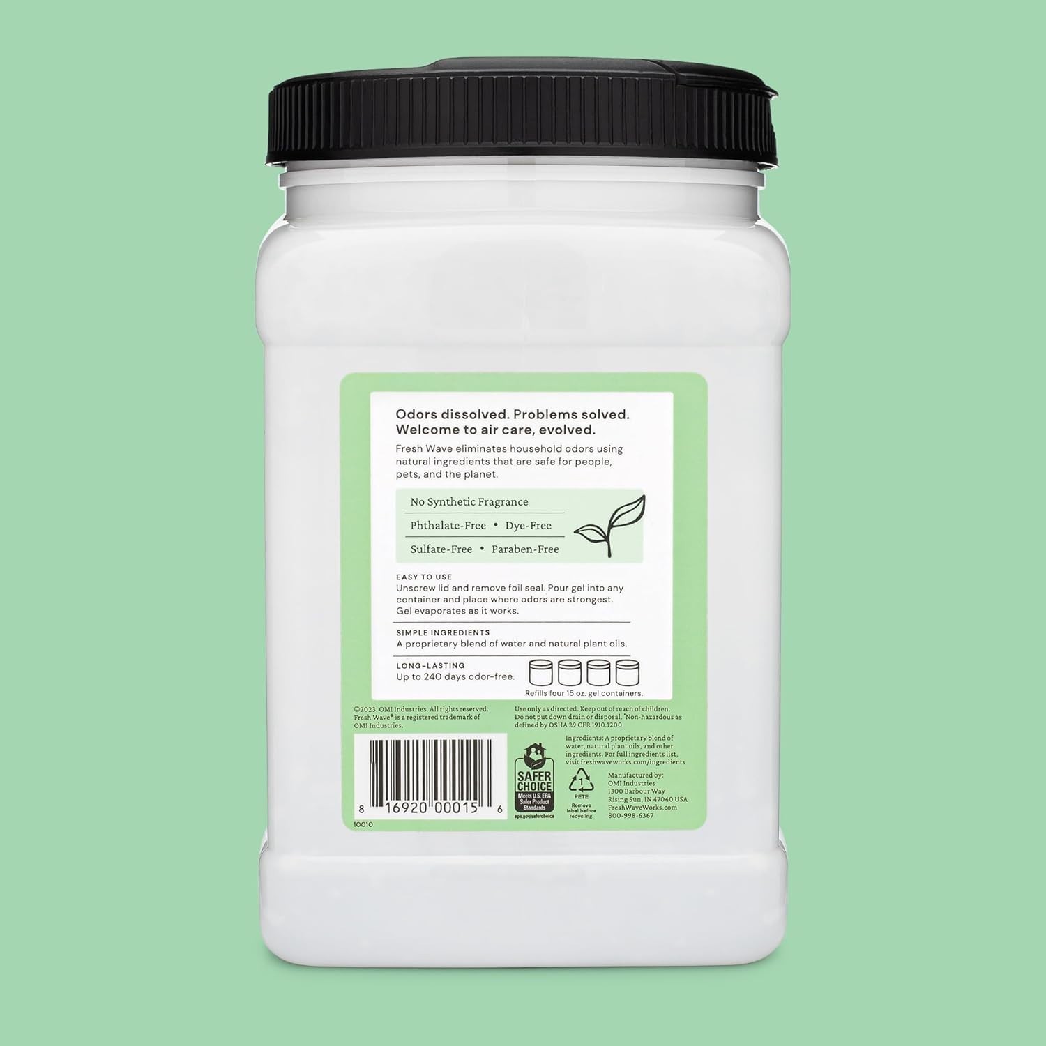 Fresh Wave Original Scent Odor Removing Gel Refill, 63 oz.