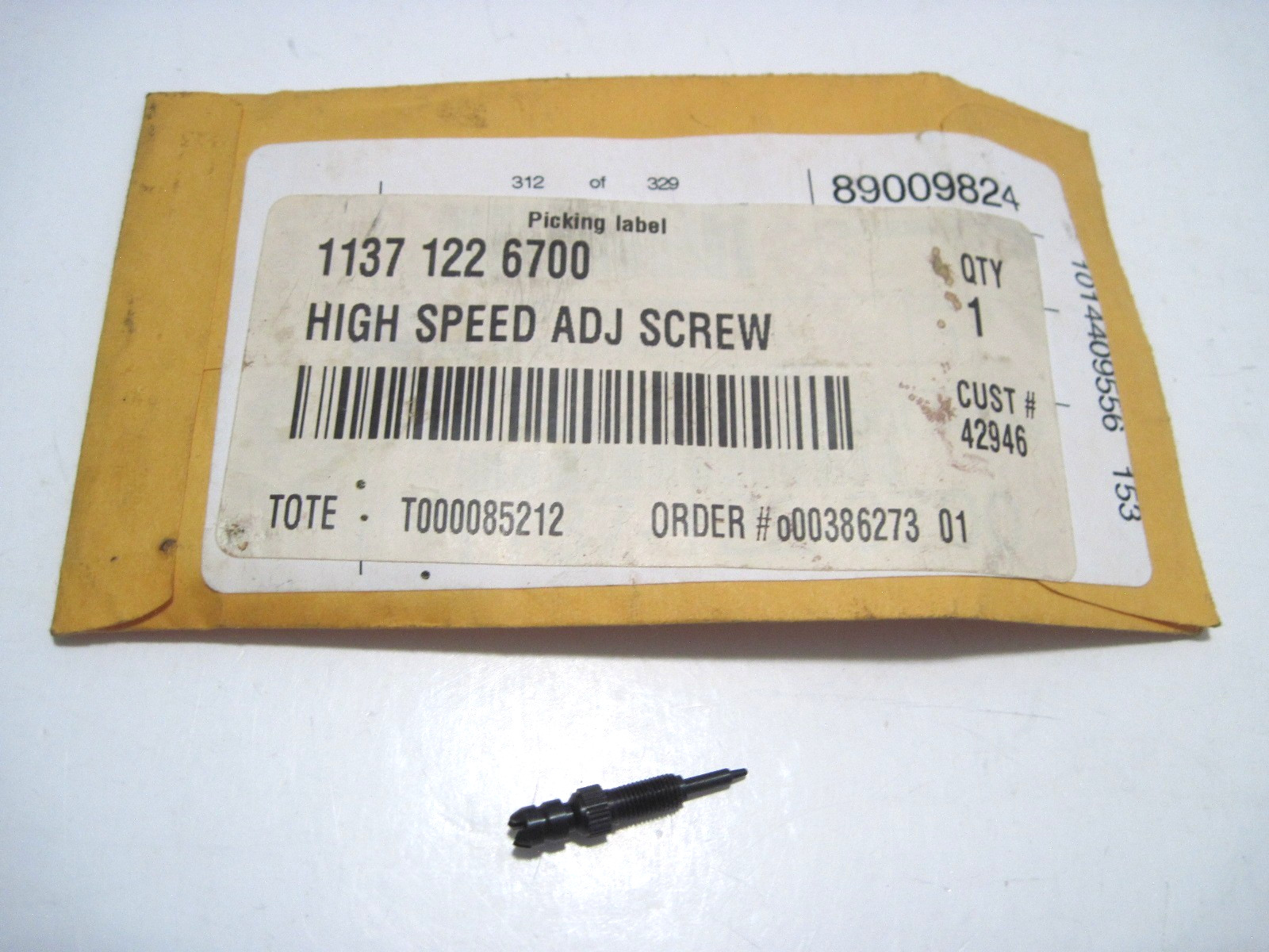 NOS STIHL High Speed Adjustment Screw 1137 122 6700 OEM Fits MS200