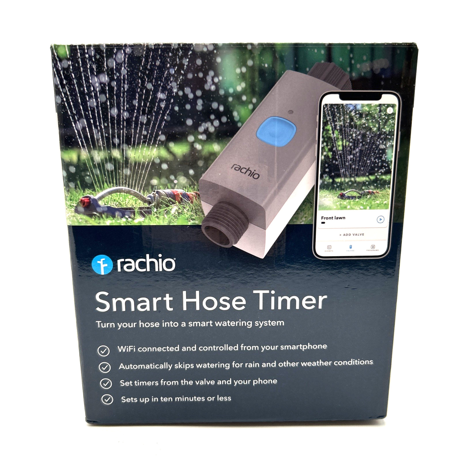 Rachio Smart Hose Timer with Wi-Fi Hub SHVK001 Open Box Complete