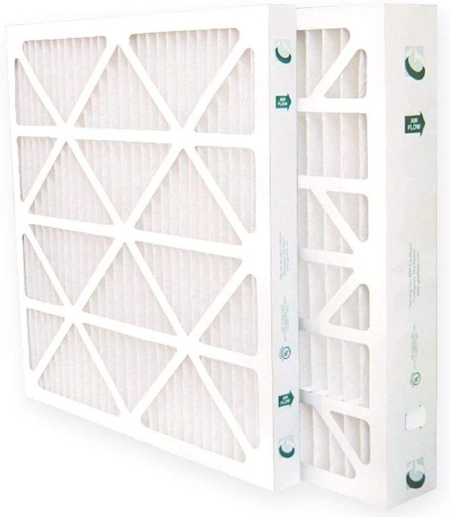 20X25X2 MERV 10 AC Furnace Air Filter. 12 Pack | Rating: MERV 10, MPR 800, FPR 7