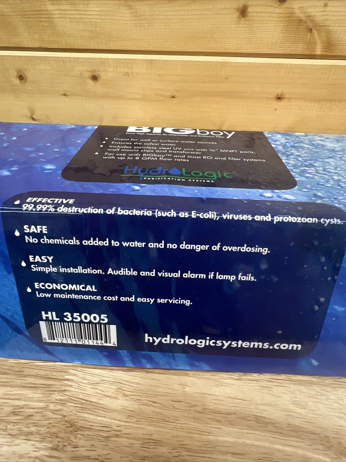 HydroLogic Water UV Sterilizer kit