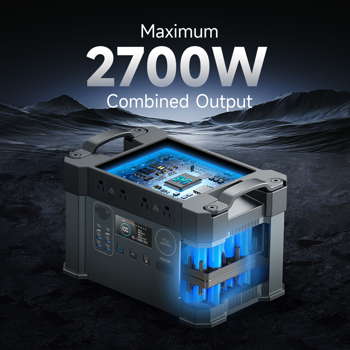 ALLPOWERS 2000W Solar Portable Power Station Generator Portable Solar Panel140W