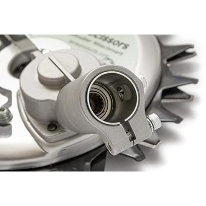 Power Rotary Scissors Trimmer Attachment Universal Fit Dual Blades Lawn Care New