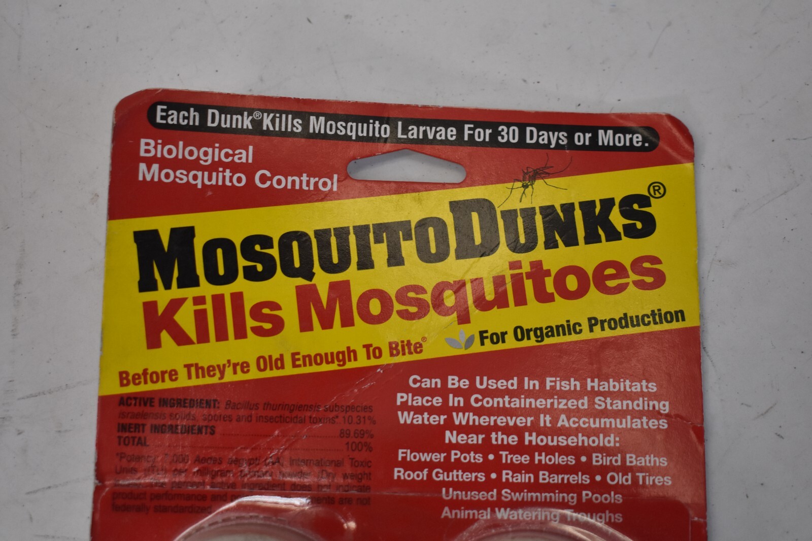 Summit Mosquito Dunks Biological Control Organic Production 6 Pack Kit 110-12