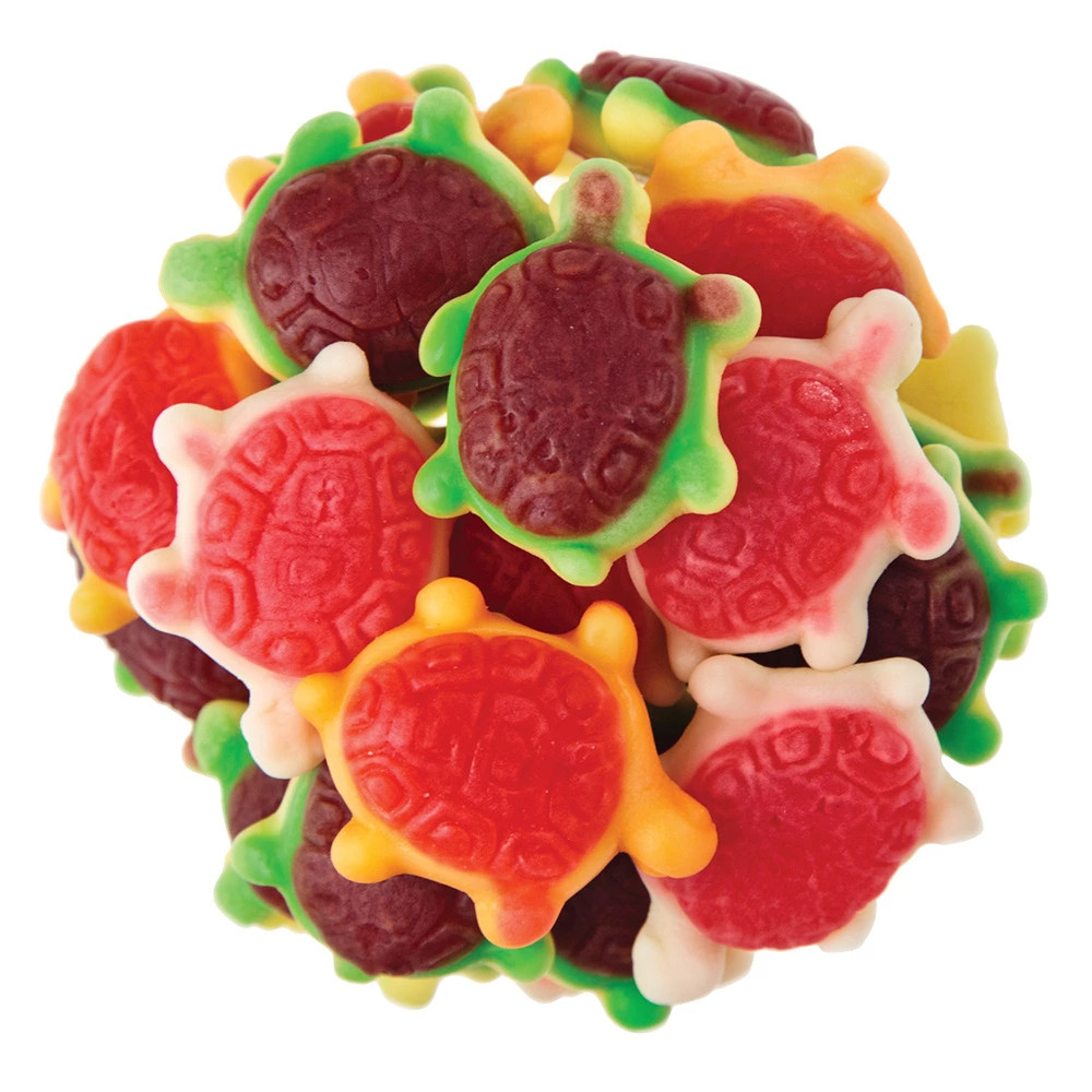 Gummies Soft Gummy Candies Filled Turtles Shape Premium FREE SHIP