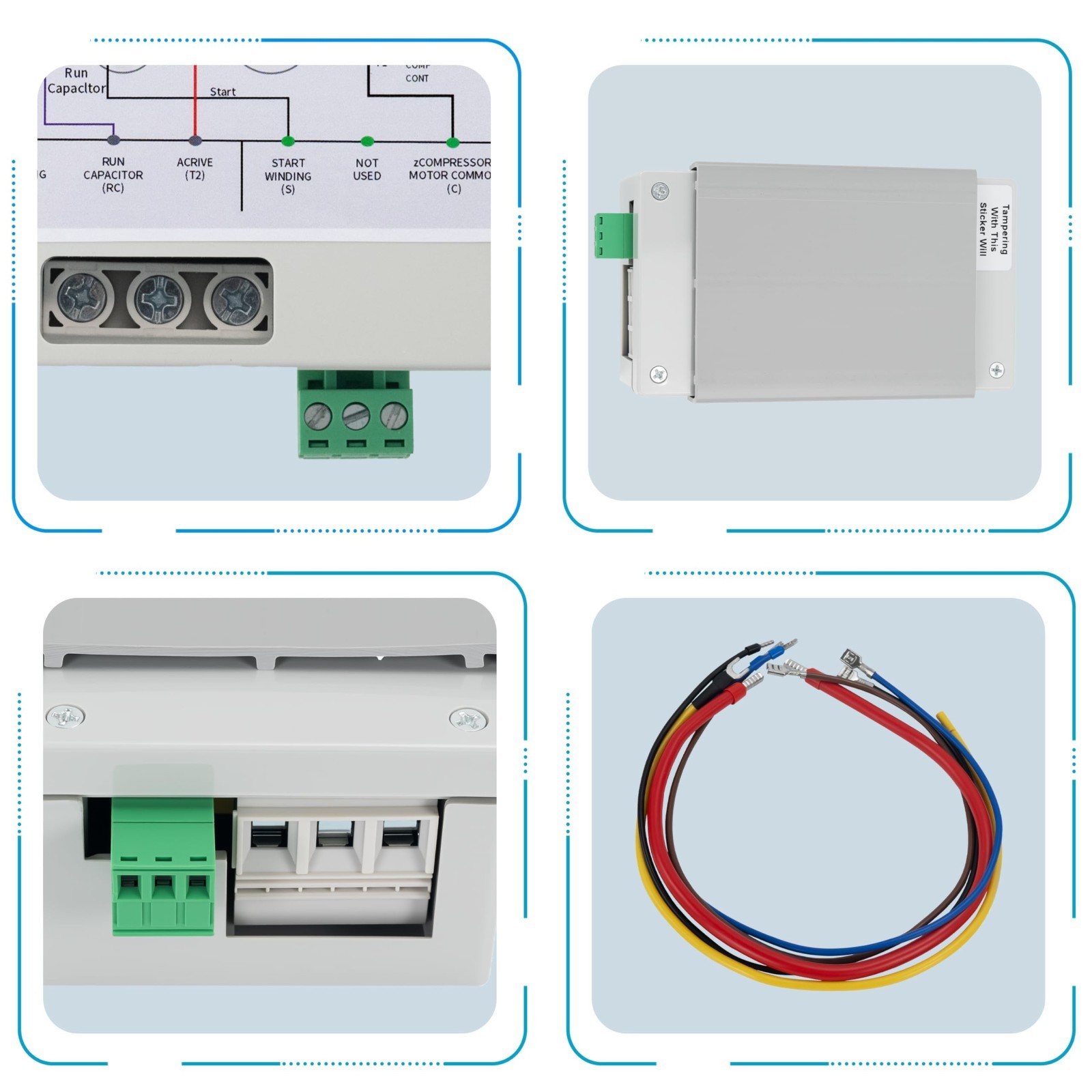 08-16A Air Conditioner Soft Start Kit for Home Use – Fits 1.75-3.5 Ton AC Units,